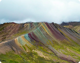 Laderas de colores de Palccoyo